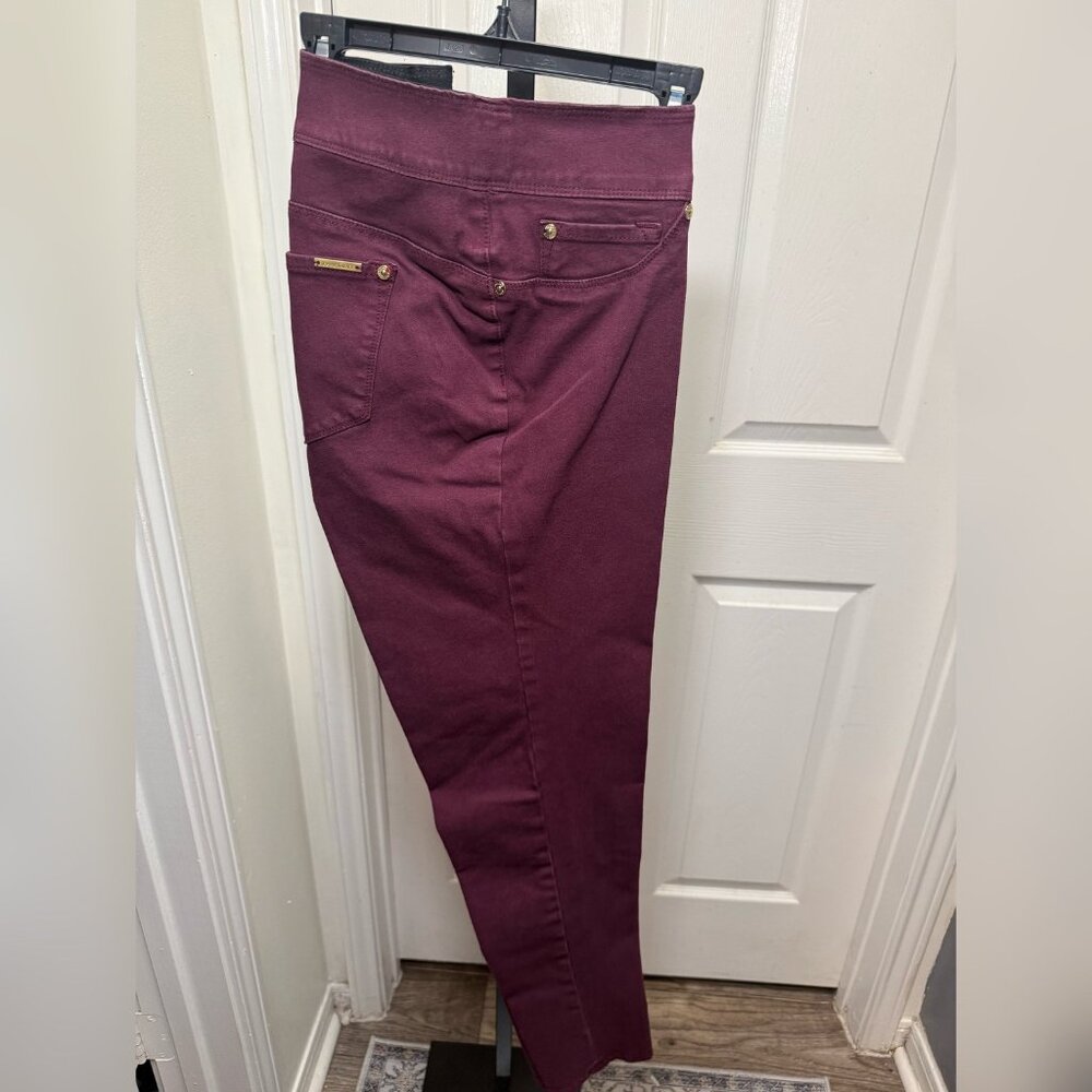 NYGARD LUXE SLIMS - JEGGINGS DENIM SANGRIA/PURP;E - BRAND NEW) - LARGE (14-16)